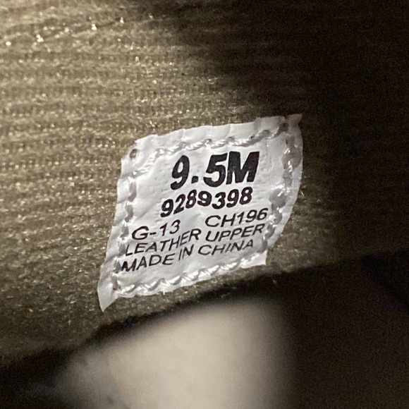 Sperry Top Sider Leather Upper Boots Gold Laces Lace Up Double Buckle Like New - Picture 17 of 17